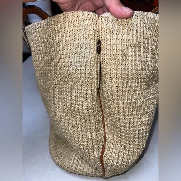 GUC STAUD Mercato Raffia Tote - Picture 7 of 12
